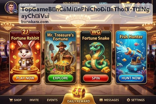 Top Game Bắn Cá Miễn Phí Cho Điện Thoại - Săn Rồng Vàng